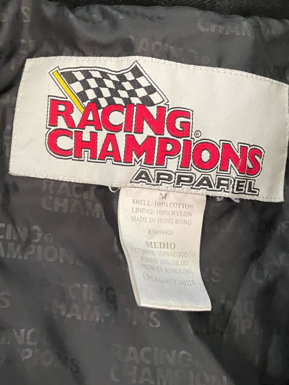 Vintage Ford Racing Blue & Black Logo Jacket - Picture 2 of 3